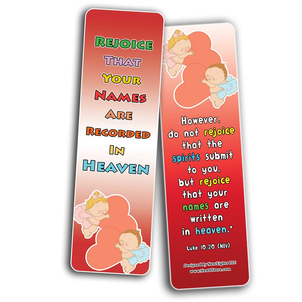 60-Pack Inspirational Bible Verse Bookmarks - Christian Gifts for Sunday School, VBS, Children's Ministry, Stocking Stuffers & Birthdays | Perfect for Daily Devotion, Bible Study & Encouragement