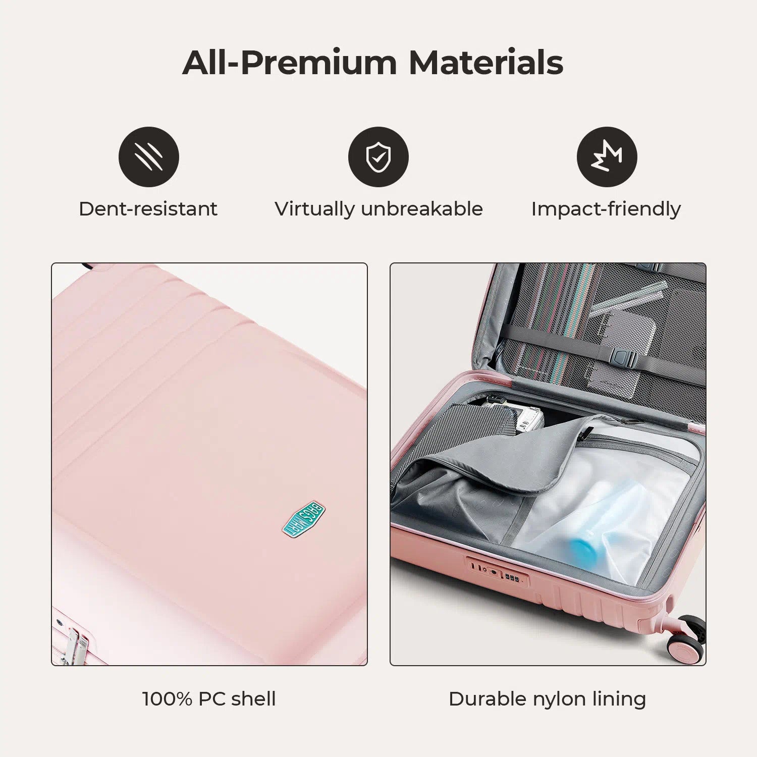 Getaway 20 Carry On Luggage - Lightweight Travel Suitcase for Airplane Cabin Size - Perfect for Weekend Trips & Business Travel