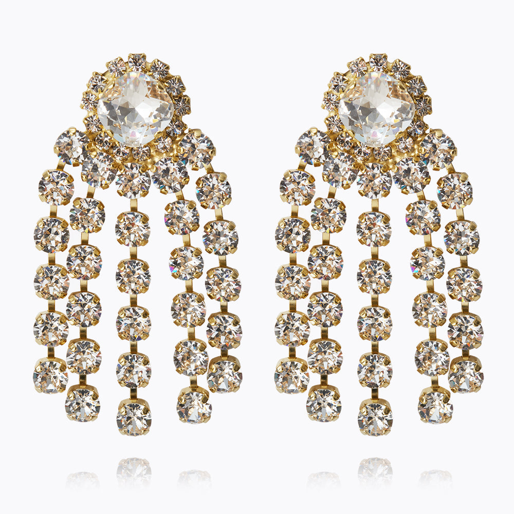 Rafaela Crystal Earrings for Women - Elegant Dangle Drop Earrings for Party, Wedding & Evening Wear | Hypoallergenic & Lightweight Fashion Jewelry