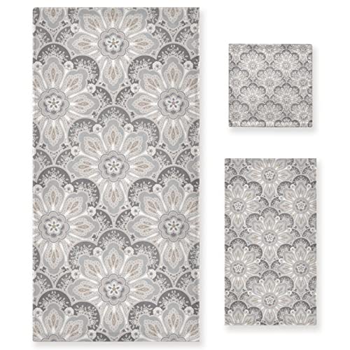 Retro Floral Grey