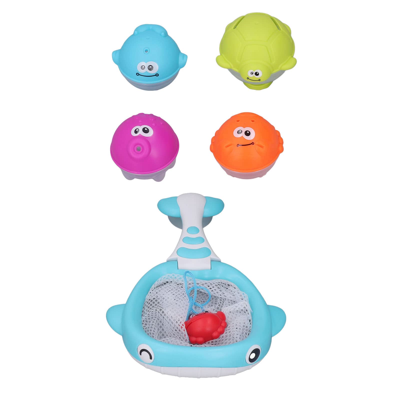 Bathtub Fish Toys for Kids - Easy Grab Floating Squirting Bath Toys for Pool, Bathtub & Water Play | Fun Sensory Bath Time & Swimming Pool Toys for Toddlers