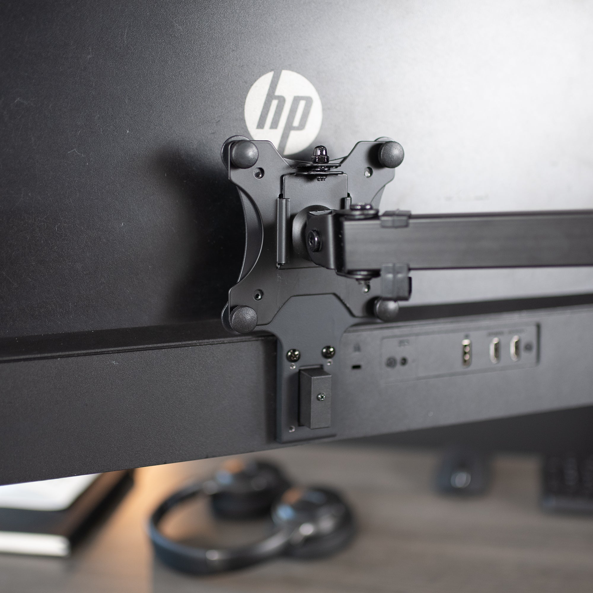 VESA Mount Adapter for HP M Series Monitors - Universal Bracket for Wall Mounting & Desk Setup - Perfect for Home Office, Gaming & Workspace Organization