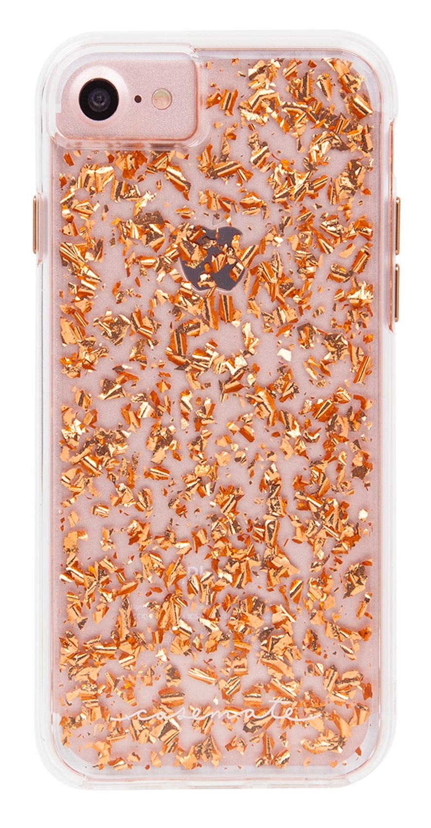 Case-Mate Karat Metallic Rose Gold iPhone 7/6s/6 Case - Luxury Protective Cover with Rose Gold Highlights - Perfect for Everyday Use & Special Occasions