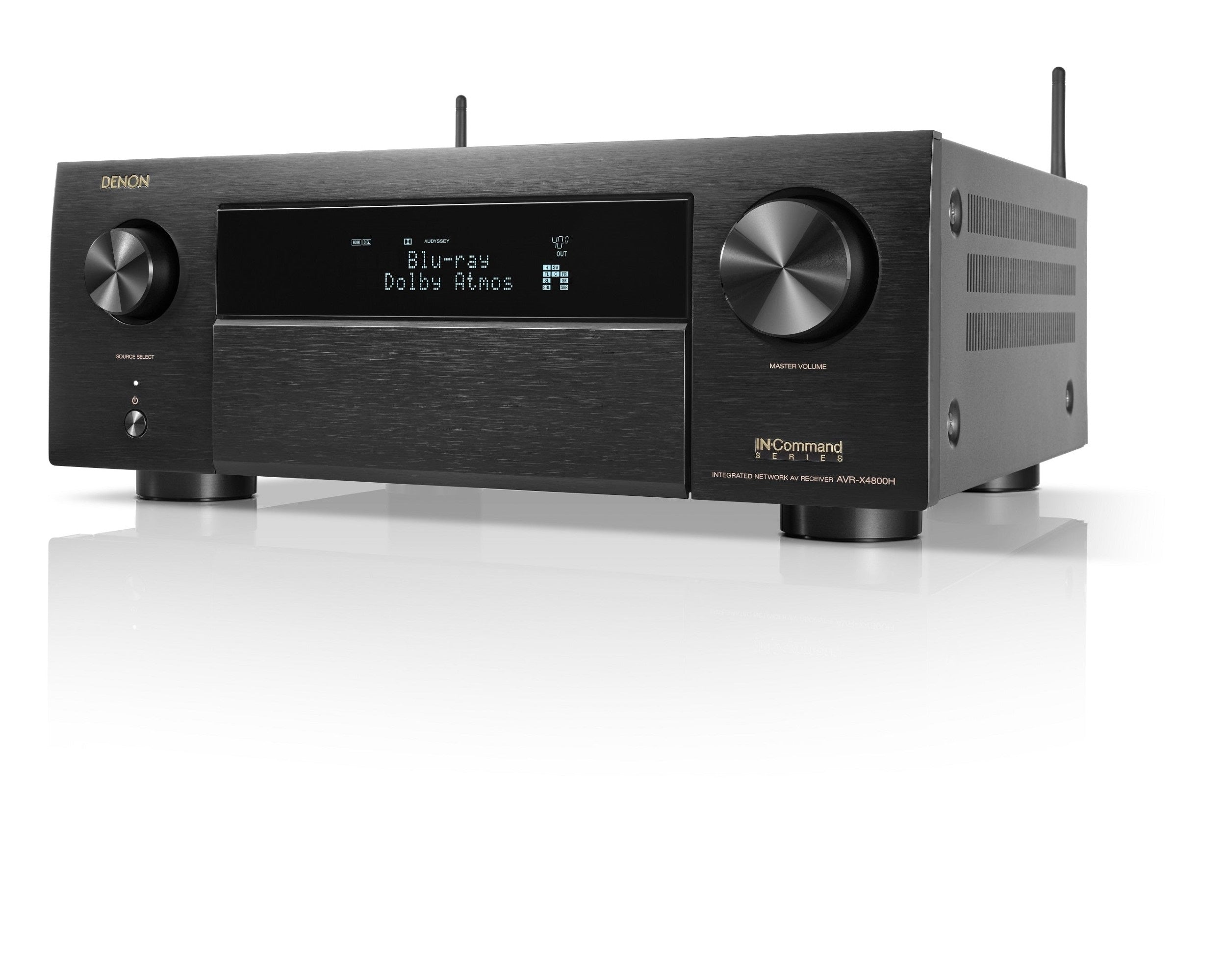 Denon AVR-X4800H 9.4 Channel 8K Ultra HD AV Receiver with Dolby Atmos - Premium Home Theater Audio System for Movies, Music & Gaming (Open Box)