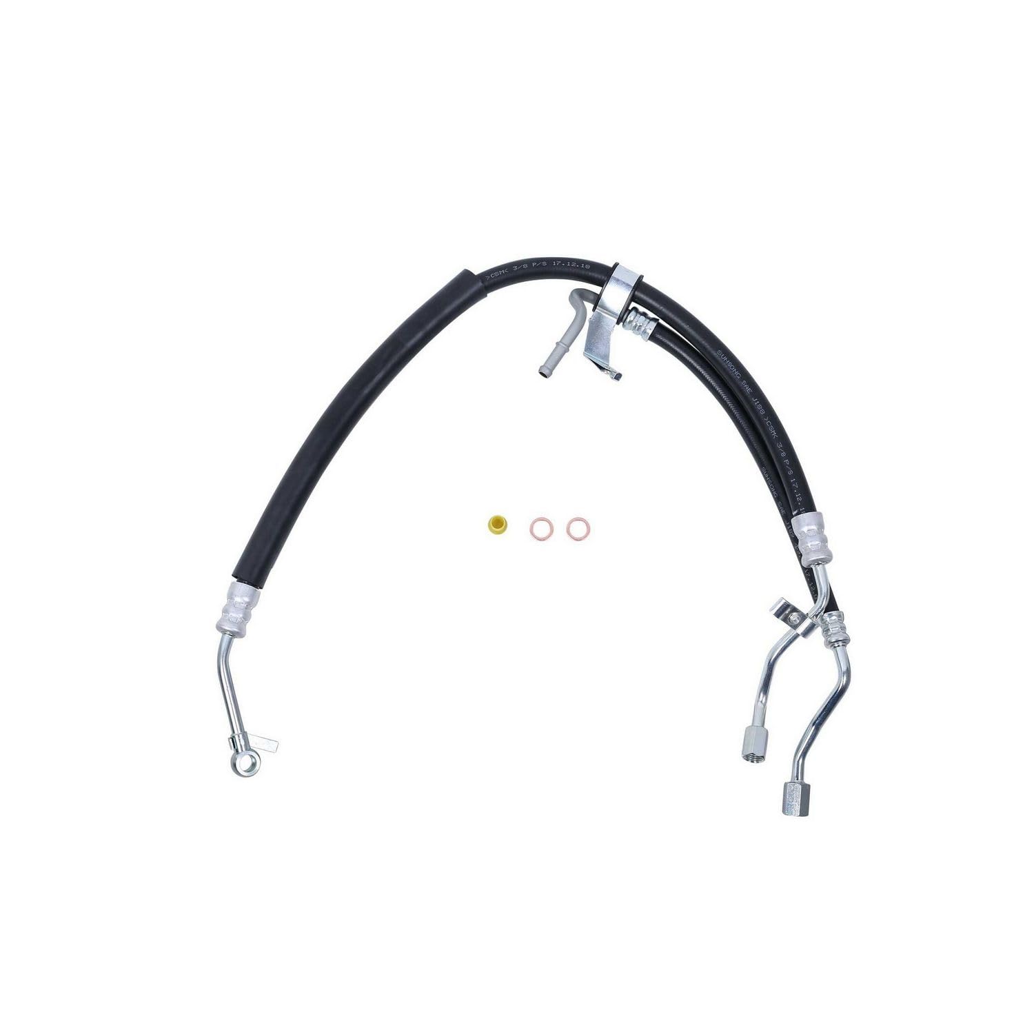 Sunsong 3403940 Power Steering Hose Assembly - High Performance Replacement for Smooth Steering | Perfect for Chevy, GMC, Ford & Dodge Trucks & SUVs