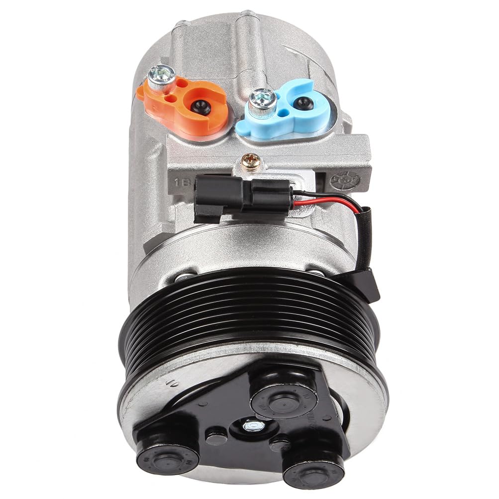High-Performance AC Compressor for Ford F-250 Super Duty 6.7L (2011-2016) | Durable Air Conditioning Compressor with A/C Clutch | Perfect for Summer Road Trips & Heavy-Duty Cooling Needs