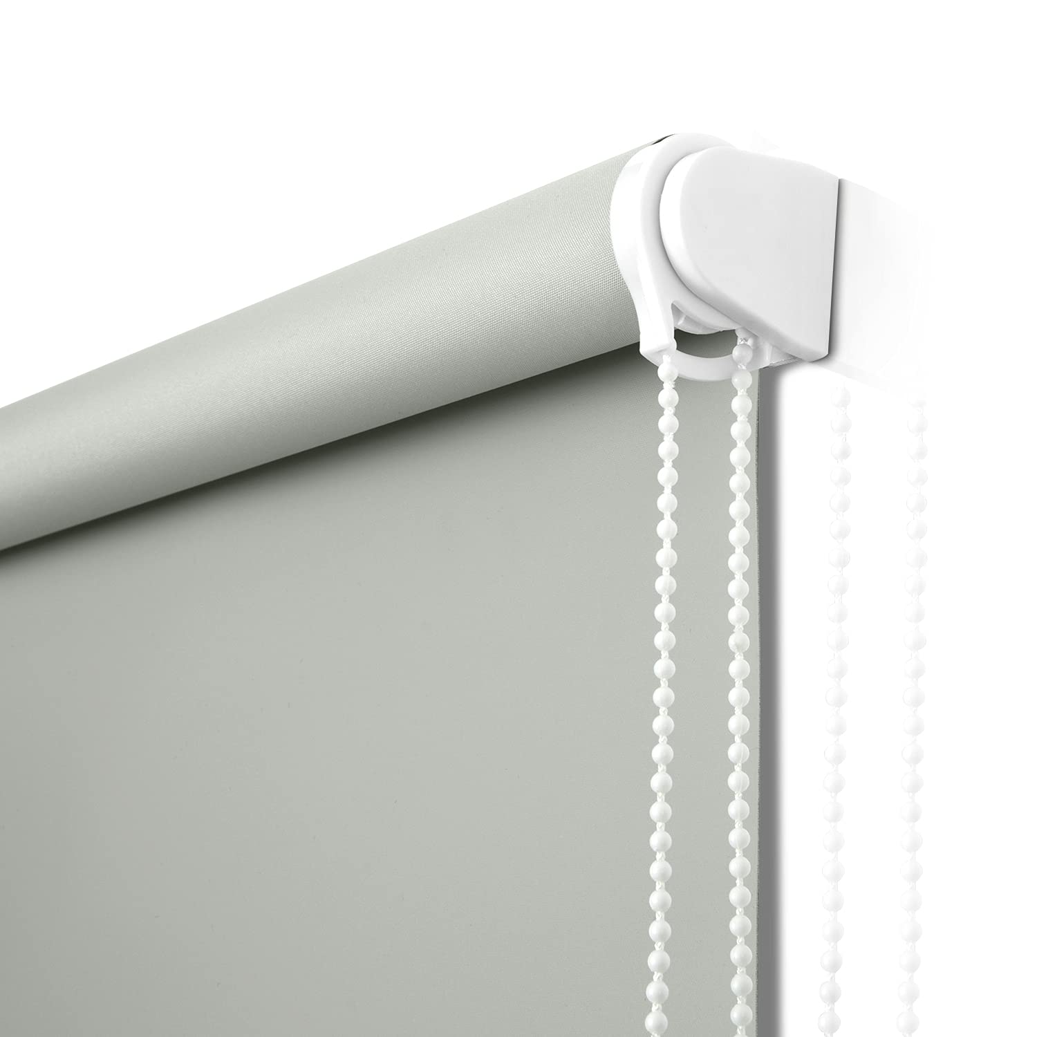 NUTRO CHILL Thermal Insulated Blackout Roller Shades for Windows - Light Grey 23