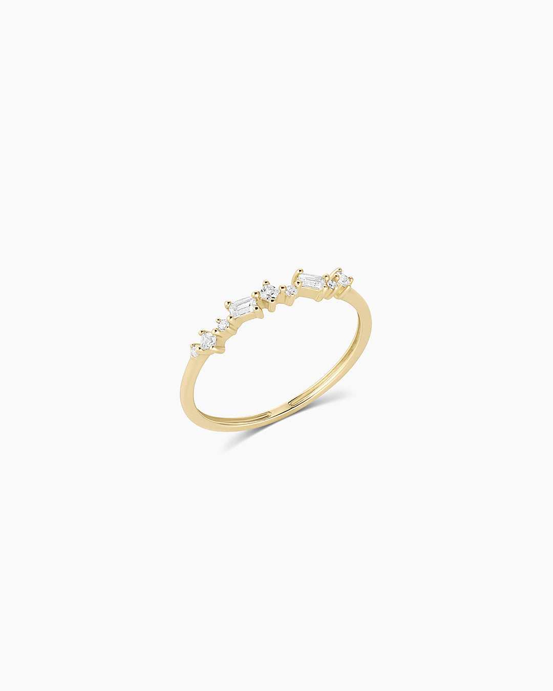 Exquisite Diamond & White Sapphire Amara Cluster Ring for Women | Elegant Wedding, Engagement & Anniversary Jewelry Gift