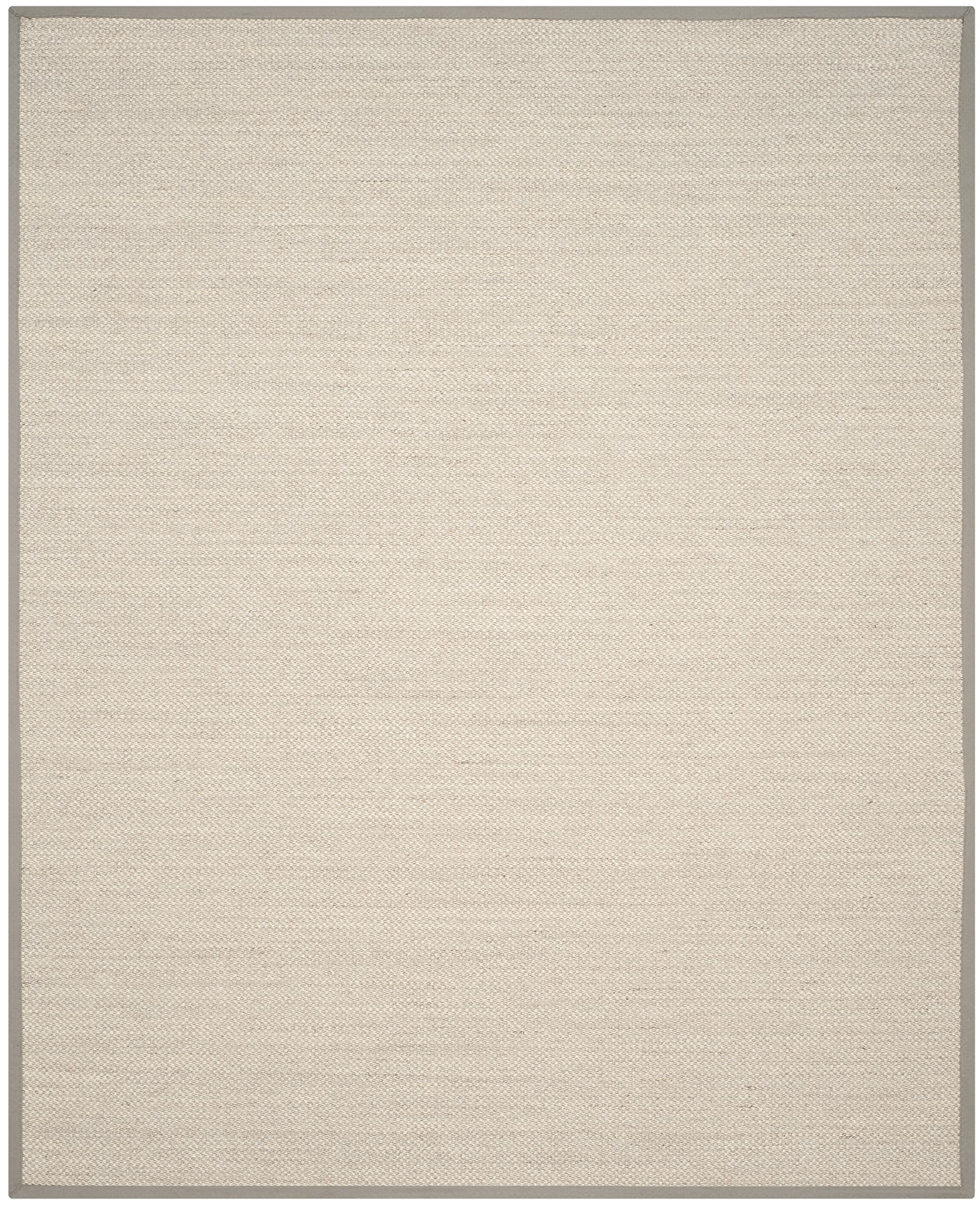 SAFAVIEH Natural Fiber Collection Area Rug - 10' x 14', Marble & Khaki, Border Sisal Design, Easy Care, Non-Slip, Stain Resistant - Perfect for Living Room, Bedroom, Dining Room, Office & High Traffic Areas (NF143E)