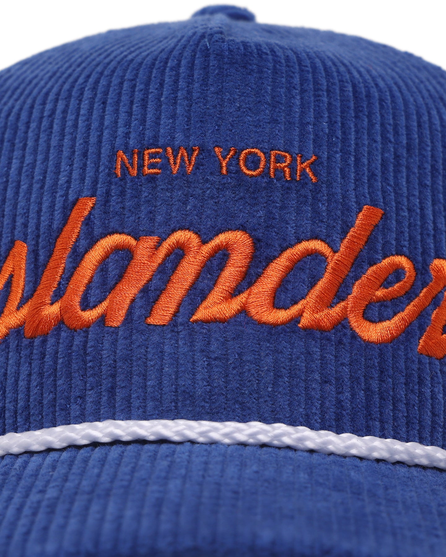 New York Islanders NHL Corduroy Team Script Snapback Hat - 47 Brand Royal Blue Adjustable Hitch Snapback Cap for Men & Women - Perfect for Hockey Games, Fan Gear, and Casual Streetwear