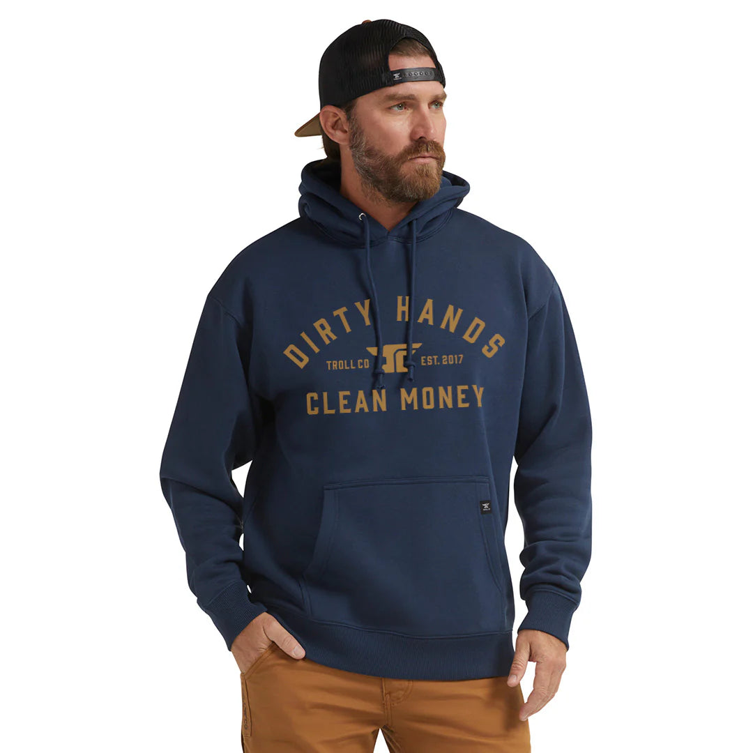 Troll Co Men's DHCM Classic Hoodie - Premium Cotton Pullover Sweatshirt for Casual Wear, Street Style & Outdoor Activities