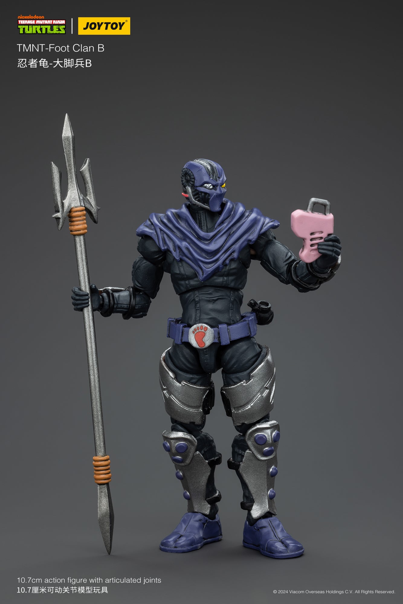 1/18 JOYTOY TMNT Shredder Foot Clan Action Figure - Collectible Ninja Turtle Villain Toy for Display & Play - Perfect for TMNT Fans, Collectors & Gift Giving