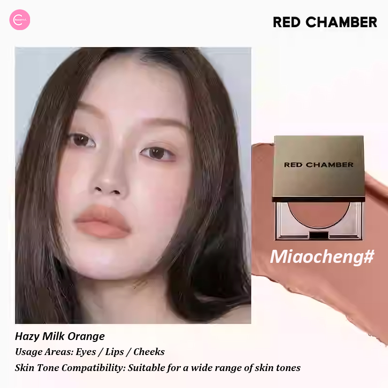 RED CHAMBER Floral Life Multi-Purpose Lip & Cheek Balm - Natural Tinted Moisturizer for Dry Lips & Blush | Perfect for Everyday Makeup & On-The-Go Touch Ups