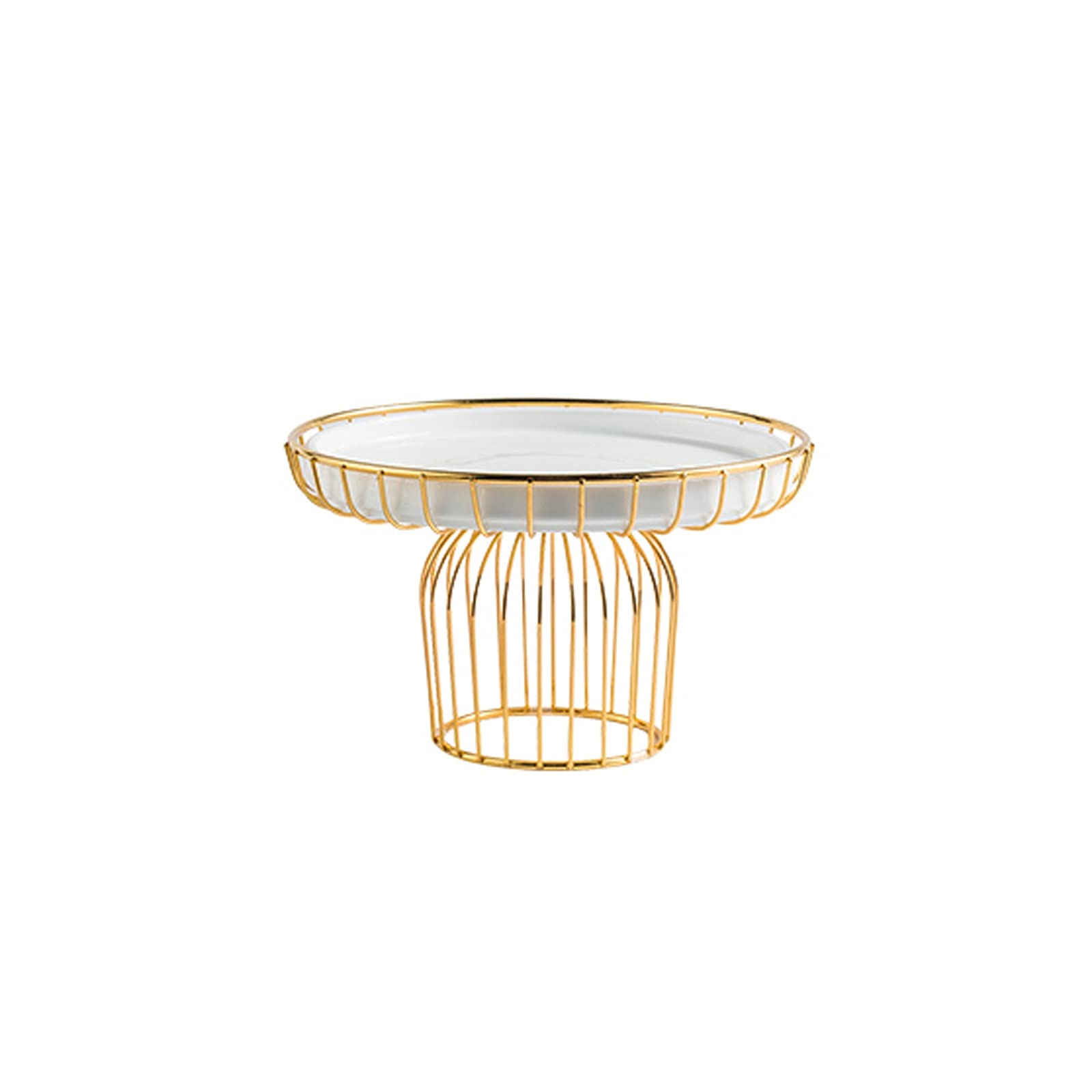 White Ceramic Cake Stand - Large Size for Wedding, Birthday Party & Afternoon Tea | Elegant Dessert Display Stand for Cakes, Cupcakes & Pastries | Perfect for Home Baking, Tea Parties & Special Events