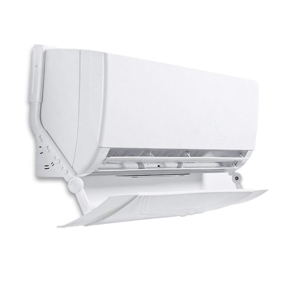 Adjustable Telescopic Air Conditioner Wind Deflector - Easy Installation for Home & Office Cooling - White (Perfect for Bedroom, Living Room & Workspace)