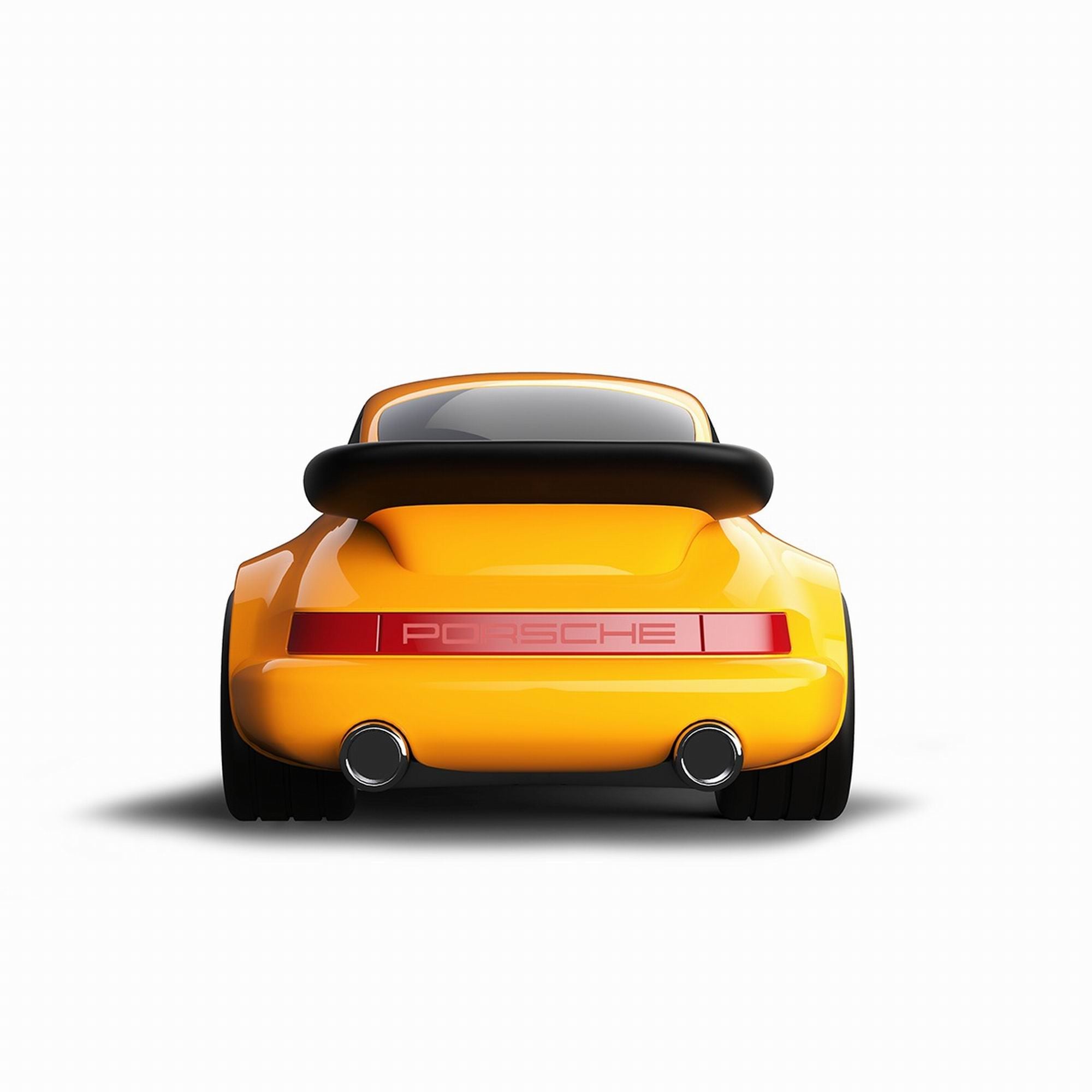 Baghera Racing Car Porsche 911 Golden Yellow Diecast Model Toy - Perfect for Collectors, Kids Play & Home Decor Display