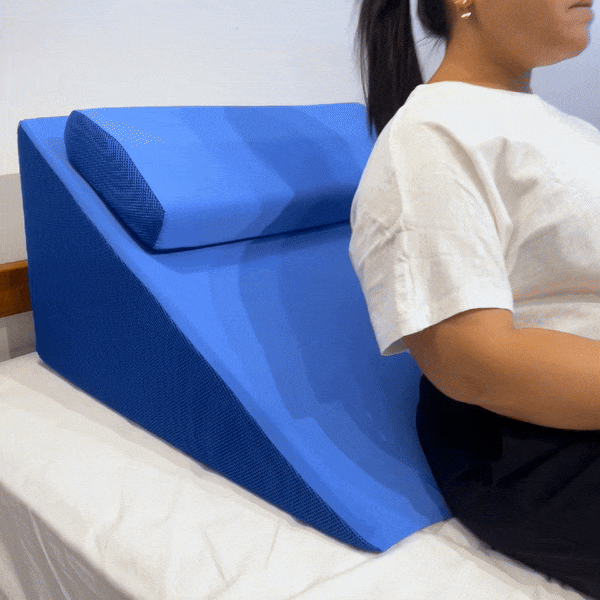 Adjustable Bed Wedge Pillow for Sleeping, Reading & Acid Reflux Relief - Ergonomic Support for Back Pain & GERD - Perfect for Home & Travel Use