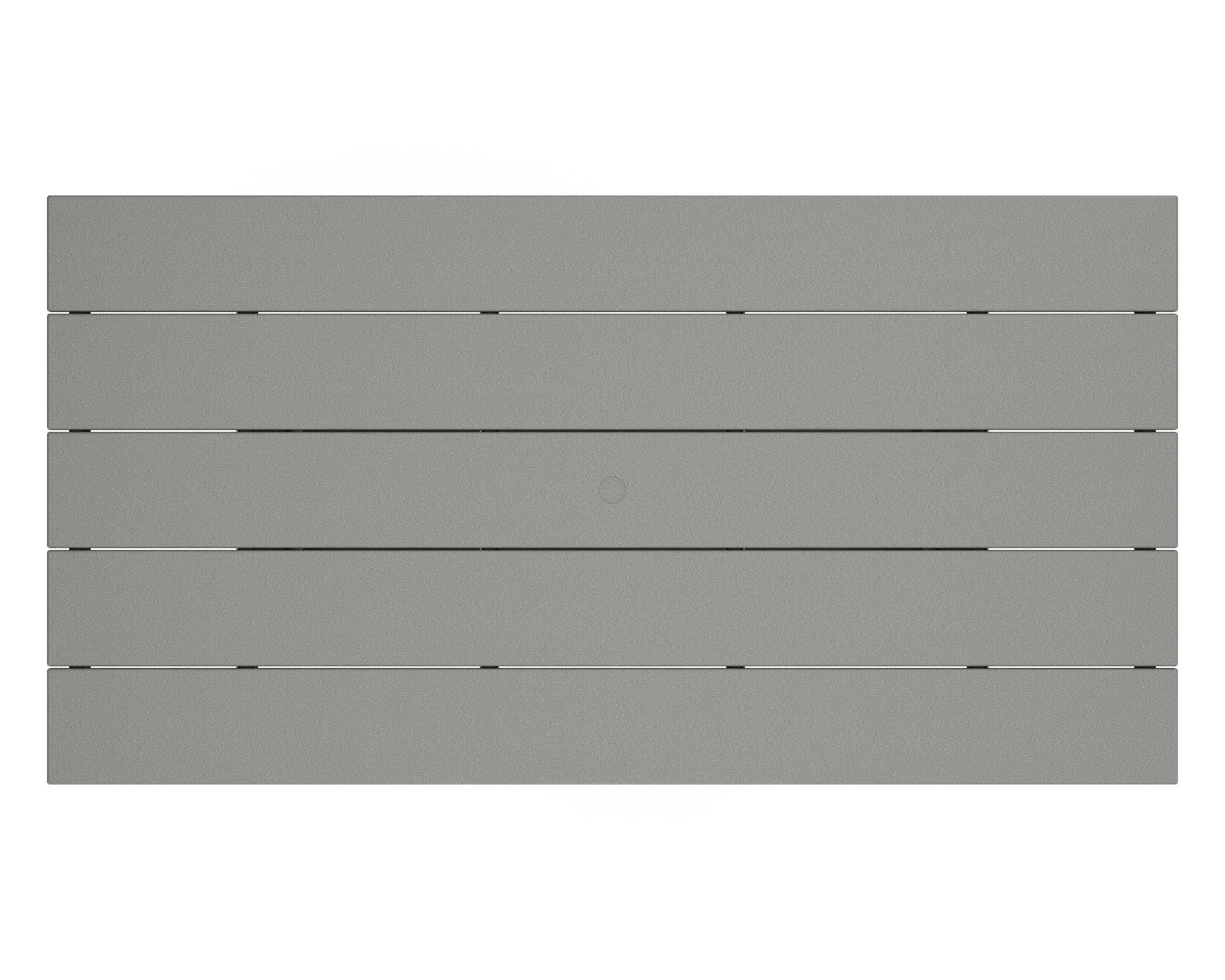 Polywood Farmhouse Trestle Dining Table 37 x 72 Inches - Weatherproof Outdoor & Indoor Use for Patio, Garden, or Dining Room