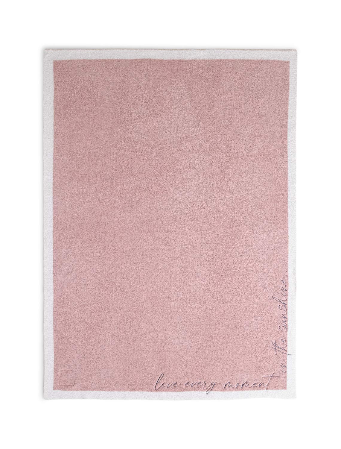Barefoot Dreams CozyChic Embroidered Throw Blanket - Ultra Soft & Lightweight (45