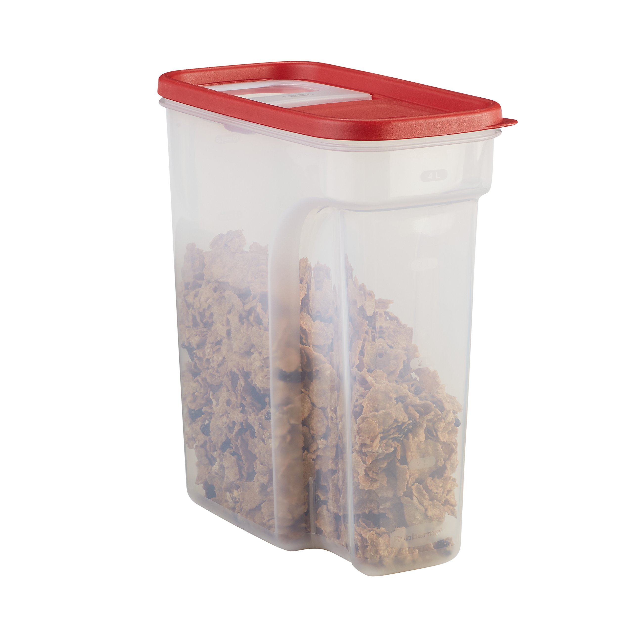 Rubbermaid Modular Food Lids - 18-Cup Clear Plastic Storage Containers for Kitchen Pantry Organization | Space-Saving Food Storage Solution for Meal Prep, Leftovers & Bulk Dry Goods