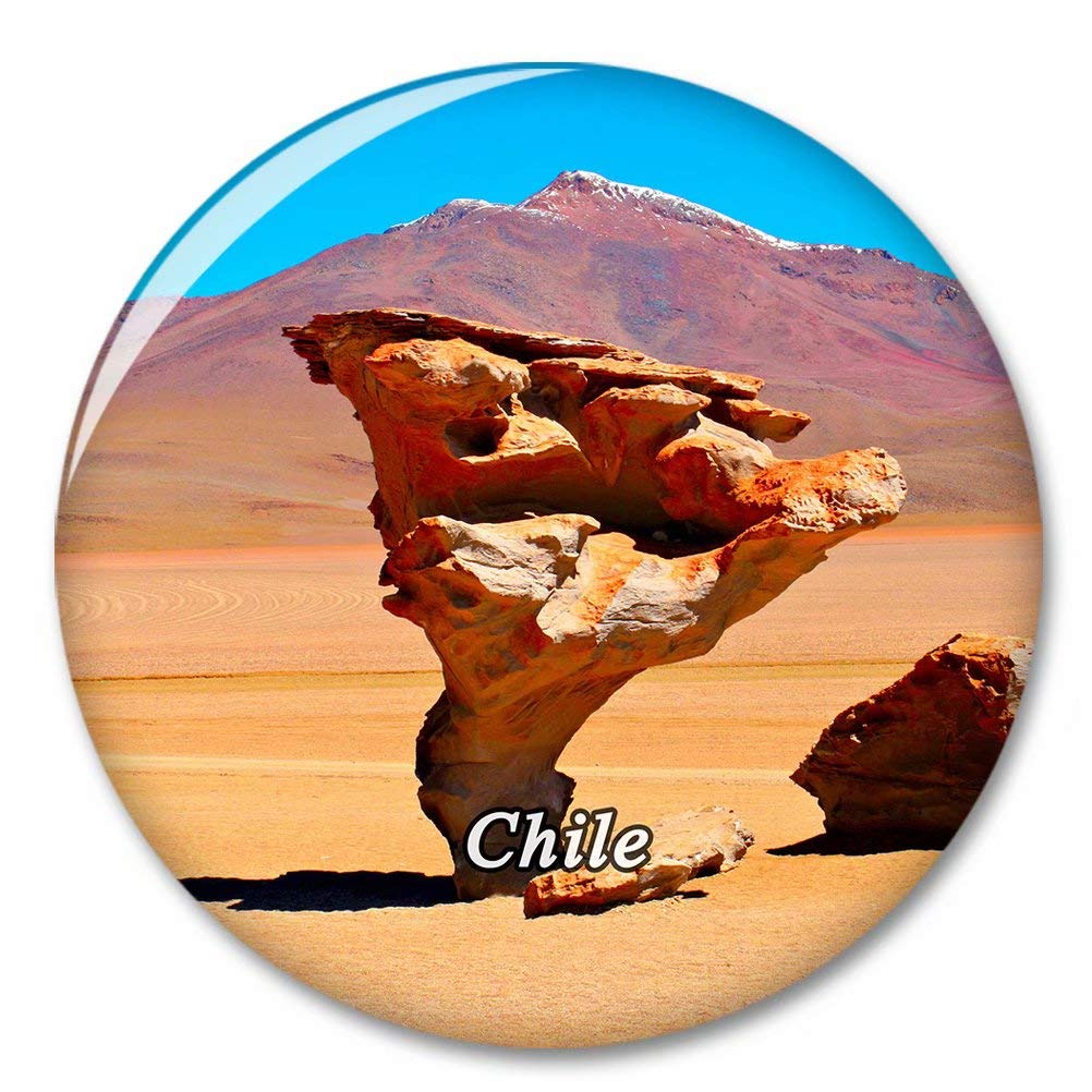 Chile Fridge Magnet - Decorative Bottle Opener Souvenir for Travelers | Strong Refrigerator Sticker | Perfect Travel Gift & City Souvenir Collection for Tourists