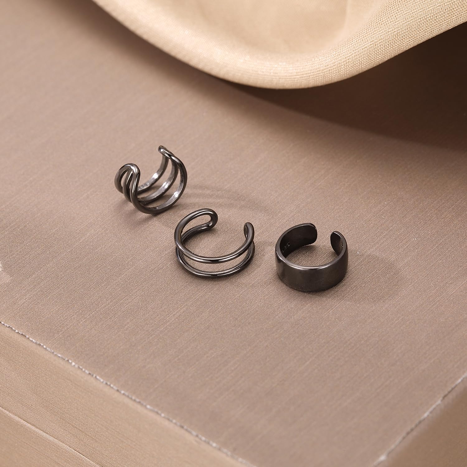 SLUYNZ 925 Sterling Silver No-Piercing Ear Cuffs for Women & Men - Cartilage, Helix, Tri Ear Cuff Earrings | Trendy Non-Pierced Ear Jewelry for Parties, Weddings & Everyday Wear