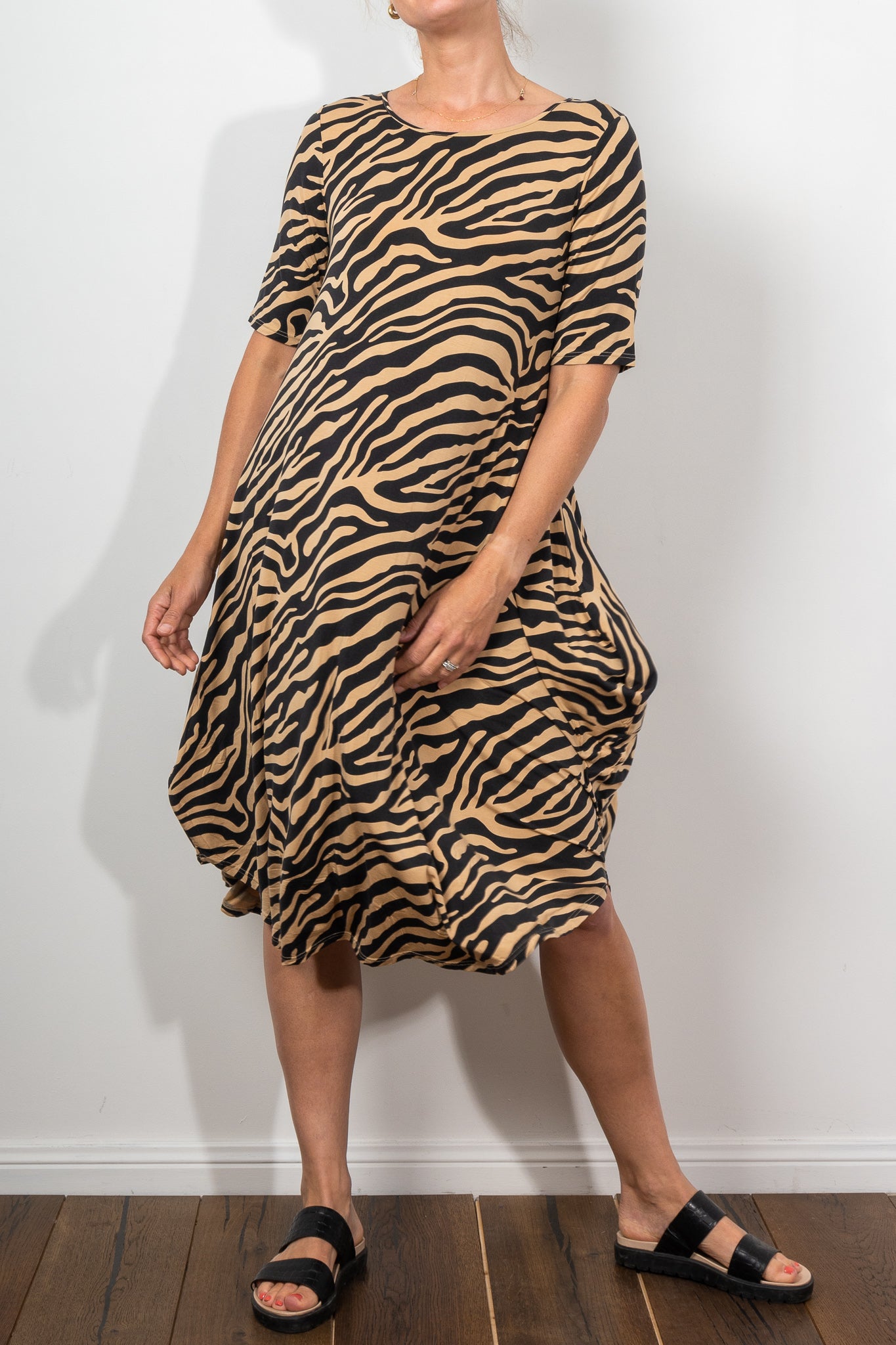 Tani Original Micromodal Tri Dress - Soft Stretchy Women's Casual Dress for Everyday Wear, Lounge & Travel