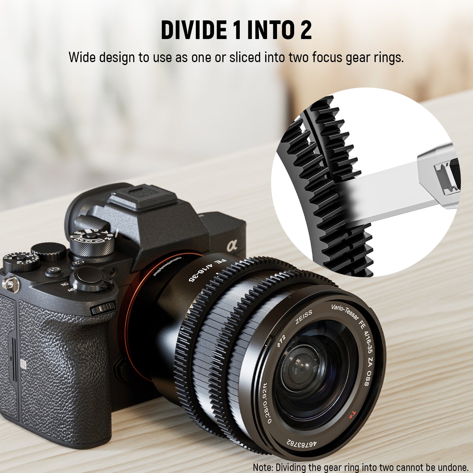 NEEWER PG008 14-Piece Seamless Follow Focus Gear Ring Set for DSLR & Mirrorless Cameras - Professional Video Filmmaking Accessories for Smooth Focus Pulling in Cinematic Shots