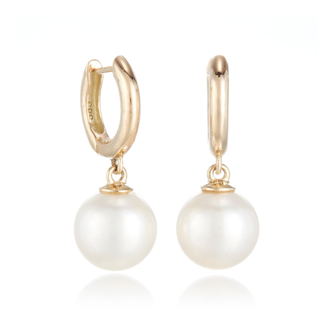 Elegant White Pearl Soho Earrings for Women - Perfect for Weddings, Parties & Everyday Wear