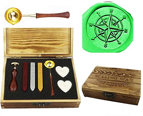 Vintage Wax Seal Stamp Kit for Wedding Invitations & Gifts