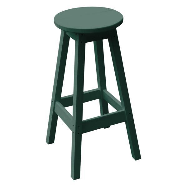 Eco-Friendly Recycled Plastic Bar Stool - Durable & Sustainable Counter Height Stool for Kitchen, Bar & Outdoor Use - Perfect for Home, Restaurant & Patio Decor