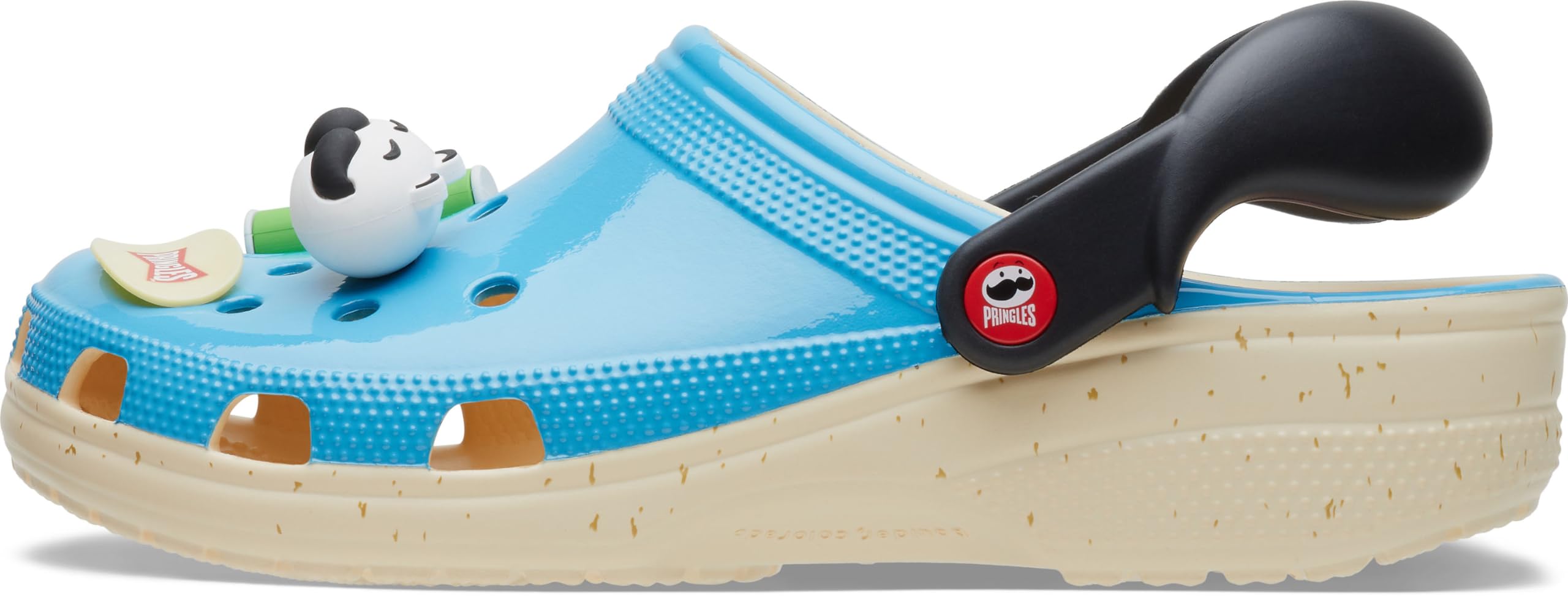 Crocs Unisex-Adult Pringles X Classic Clog | Comfortable Slip-On Shoes for Men & Women | Perfect for Casual Wear, Beach, Pool & Outdoor Activities
