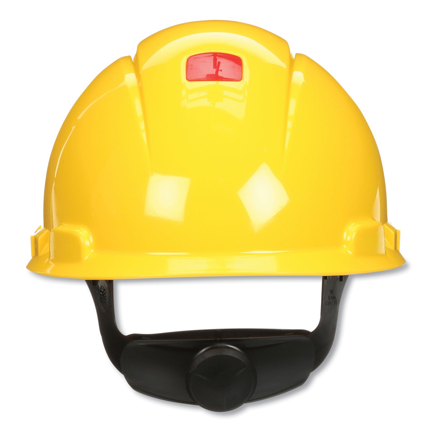 3M™ SecureFit Hard Hat with UVicator, 4-Point Ratchet Suspension - ANSI/ISEA Z89.1 Certified, Yellow - Ideal for Construction, Industrial & Safety Work