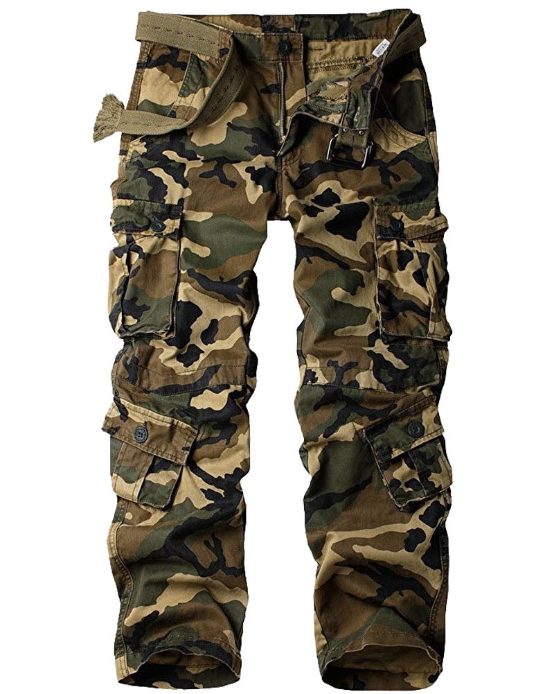 Alfiudad Women's Cargo Pants with Multiple Pockets - Casual Military Tactical Work Pants for Hiking, Outdoor Adventures & Everyday Wear
