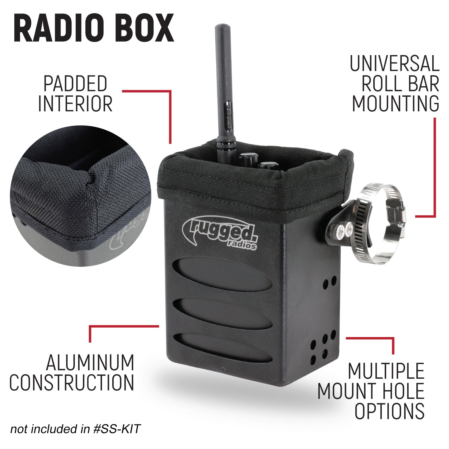 RUGGED Wired Driver Only Communication Kit with R1 Radio - Heavy Duty Headset for Truckers & Construction Crews - Perfect for Long Haul Driving & Noisy Work Sites