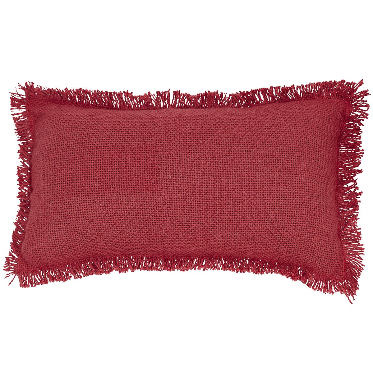 VHC Brands Burlap Christmas Greetings Cotton Farmhouse Decor Stenciled Pillow - 7
