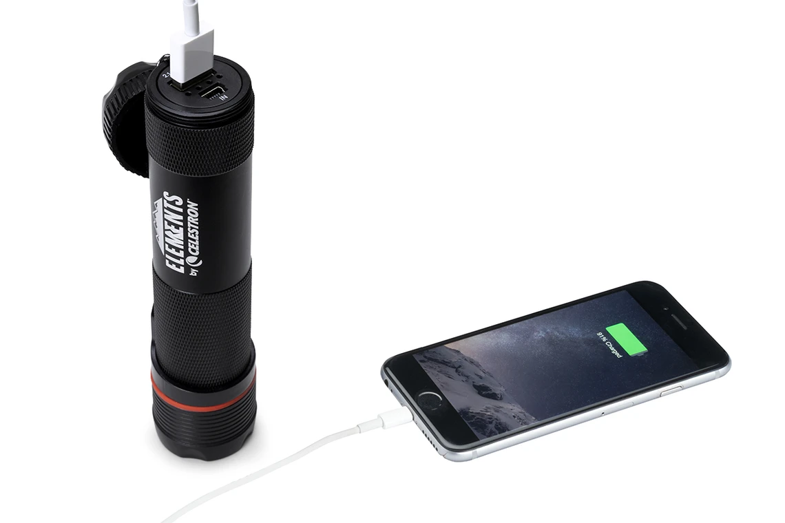 Celestron Elements ThermoTorch 3 Astro Red Flashlight (94556) - Perfect for Astronomy, Camping & Outdoor Adventures