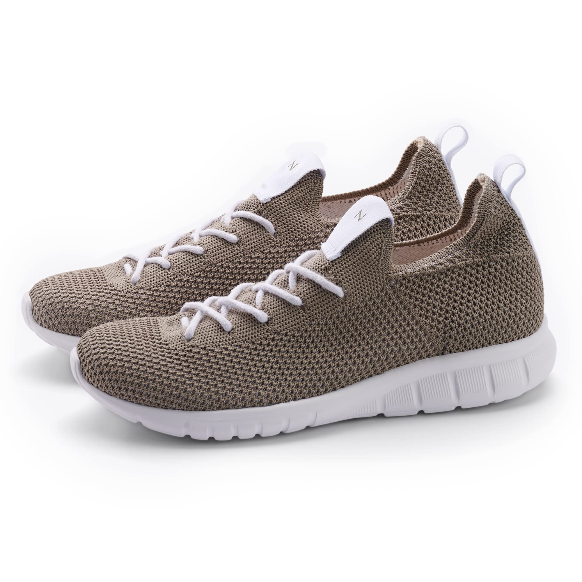 Nisolo Women's Eco-Knit Athletic Sneakers - Breathable Lace-Up Comfort Shoes for Running, Walking & Casual Wear | Sustainable Athleisure Footwear for Everyday Use