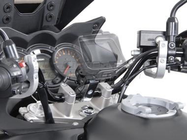 Universal 28mm GPS Handlebar Mount for Bikes & Motorcycles - Durable Bike Phone Holder for Outdoor Cycling, Motorcycle Rides & GPS Navigation