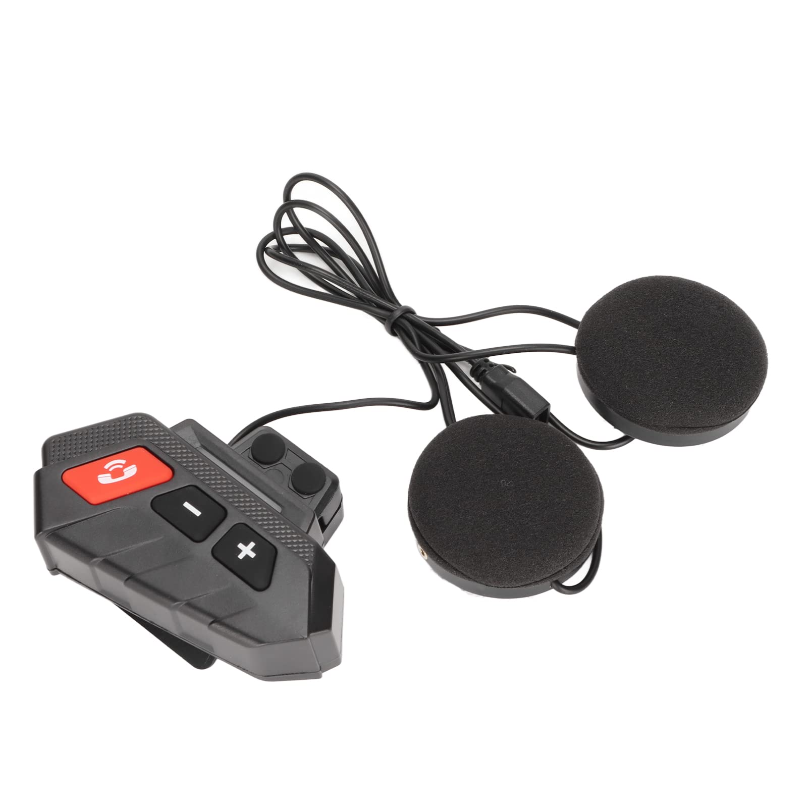Demeras Motorcycle Bluetooth Headset with FM Radio, IP65 Waterproof Helmet Headset, Hands-Free Communication for Riding, Climbing & Travel - Perfect for Adventure Motorcyclists and Outdoor Enthusiasts
