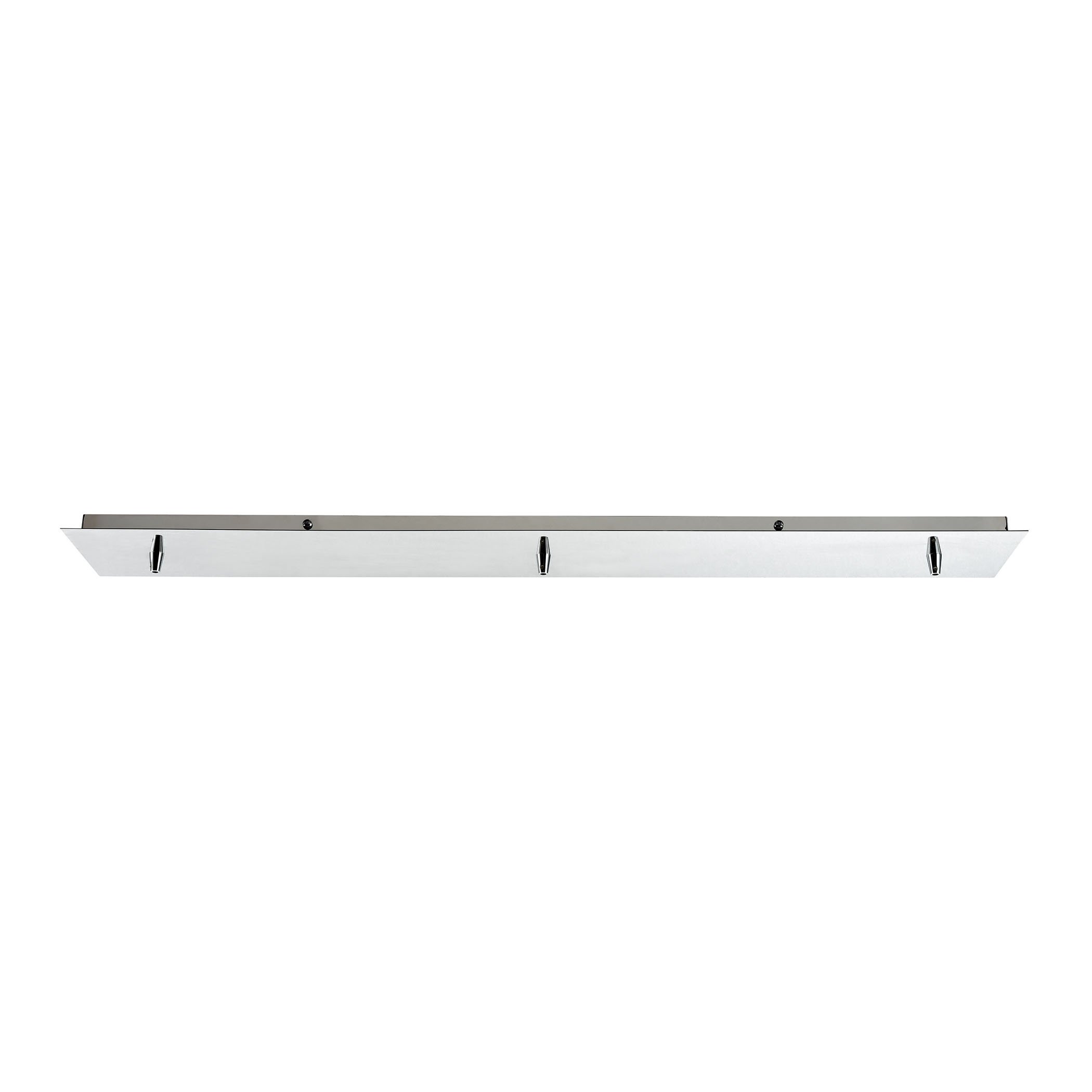 3-Light Linear Pendant Light in Polished Chrome - Modern Ceiling Lighting Fixture for Kitchen Island, Dining Room & Living Room