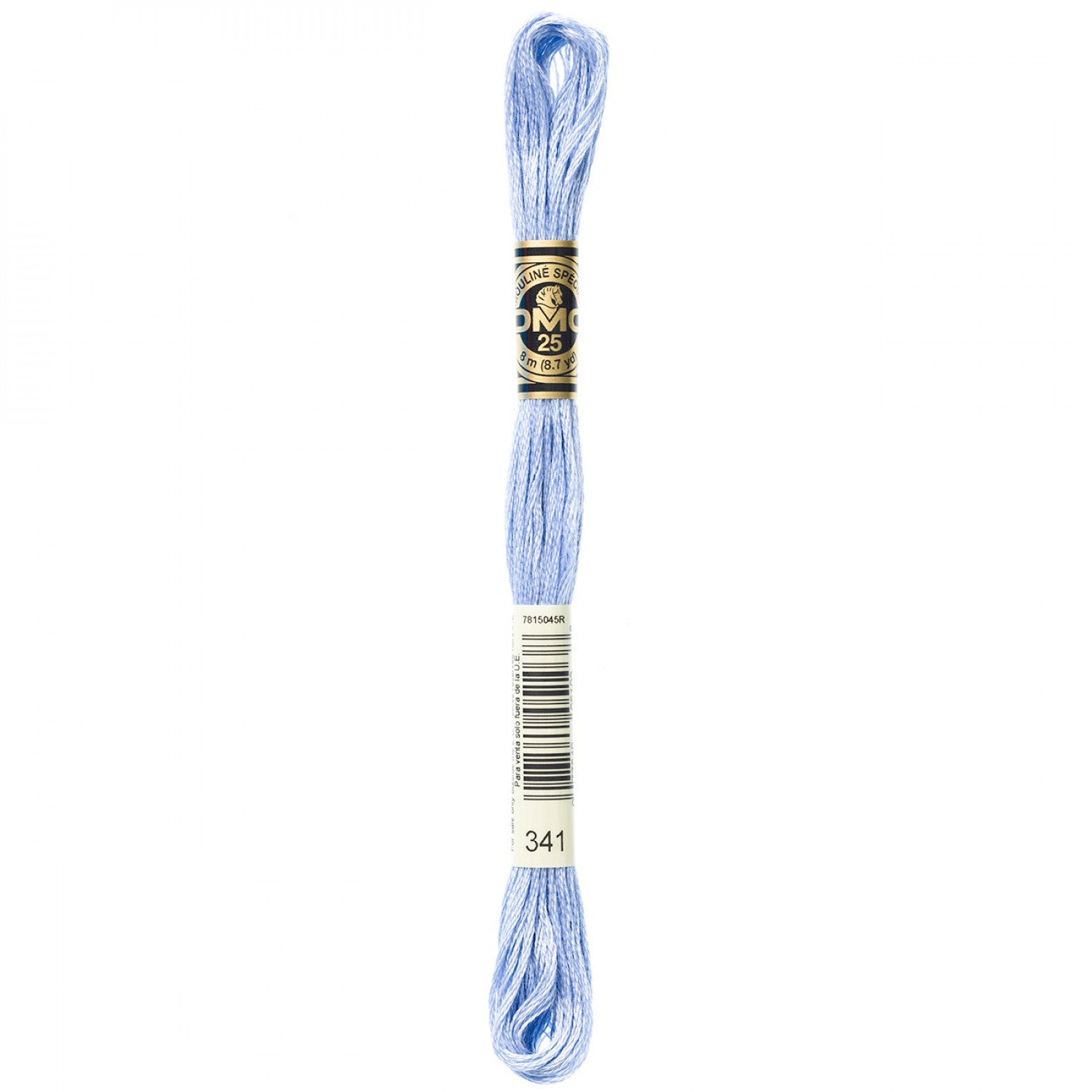 DMC 341 Cotton Embroidery Floss - 100% Mercerized Cotton Thread for Cross Stitch, Needlework & Hand Embroidery | Perfect for DIY Crafts, Scrapbooking & Home Decor Projects