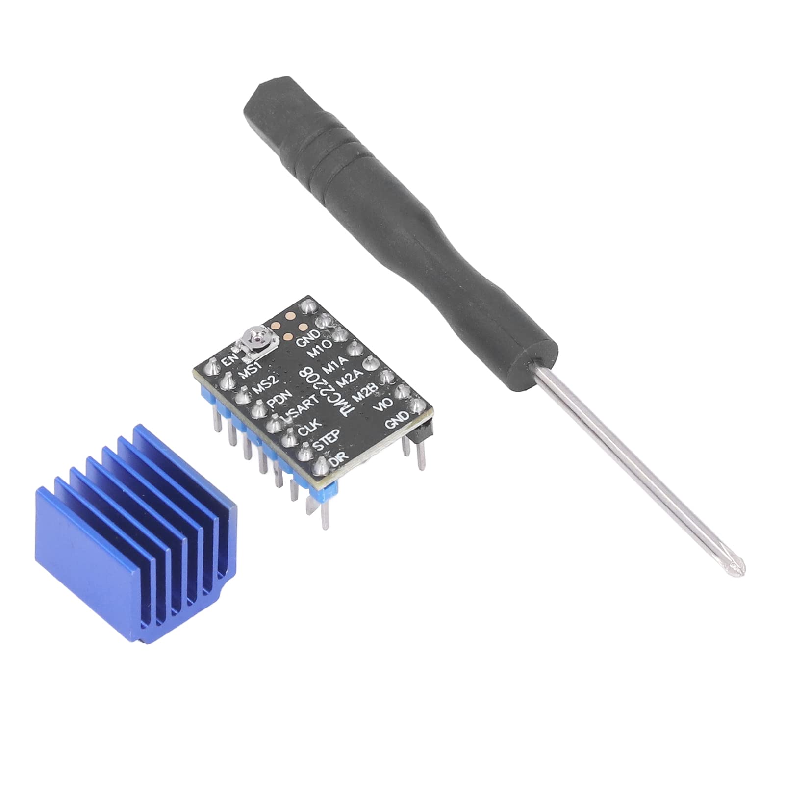 High-Performance Stepper Motor Driver Module - 2 Phase Low Heat Generation with Heat Sink for 3D Printers, CNC Machines & DIY Robotics Projects