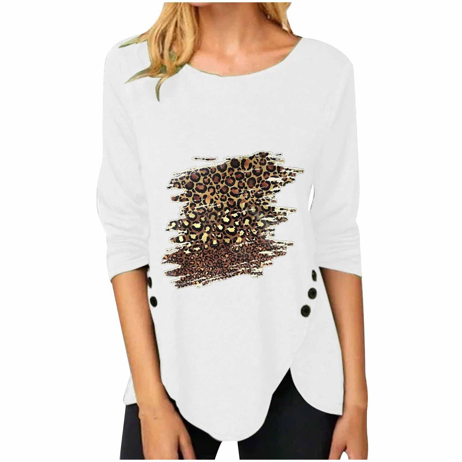 Trendy Women's Long Sleeve Raglan T-Shirts - Loose Fit Crew Neck Tunic Tops for Casual Wear | Fall Fashion 2022 | Perfect for Layering, Office Outfits & Weekend Errands
