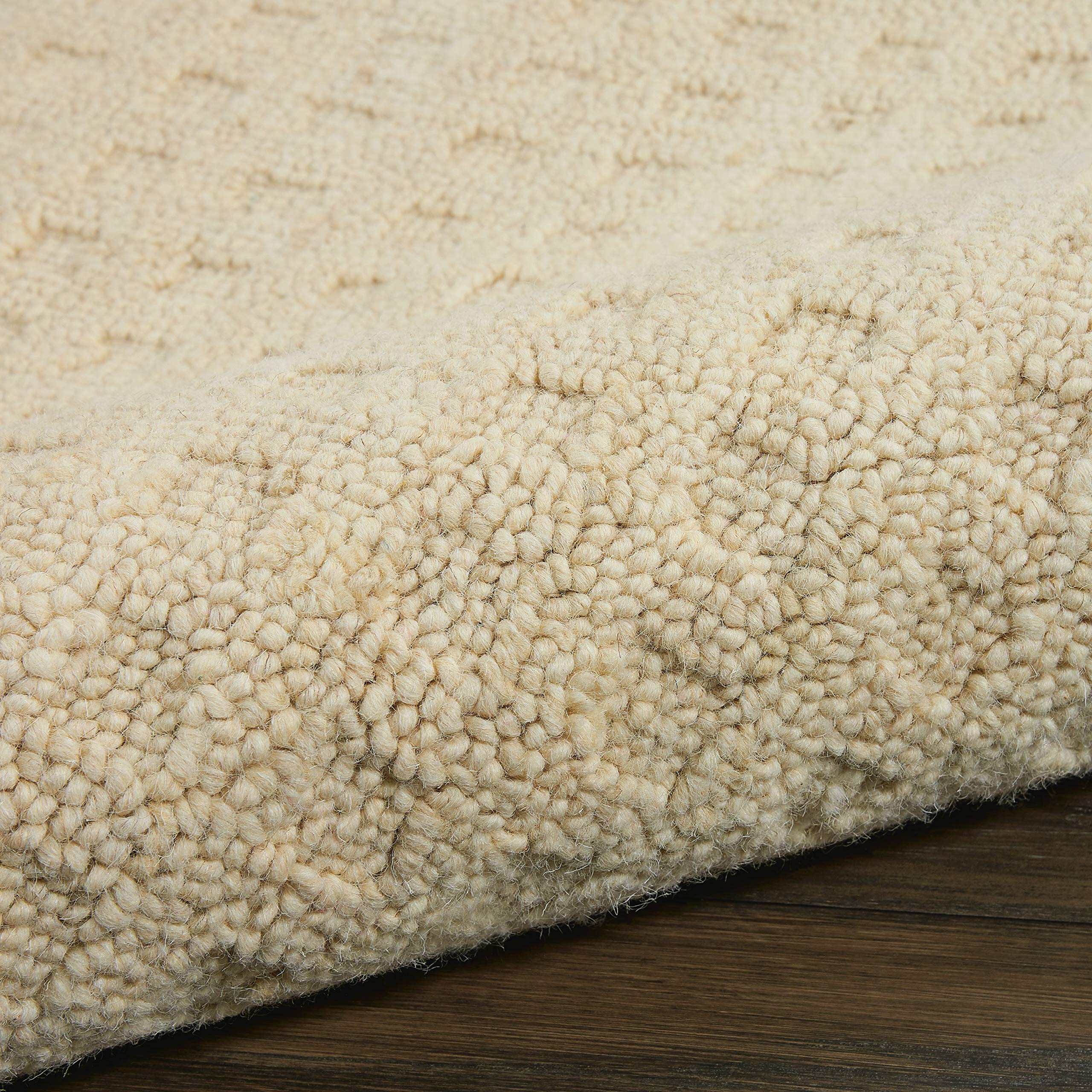 Nourison Perris Solid Ivory 2'3