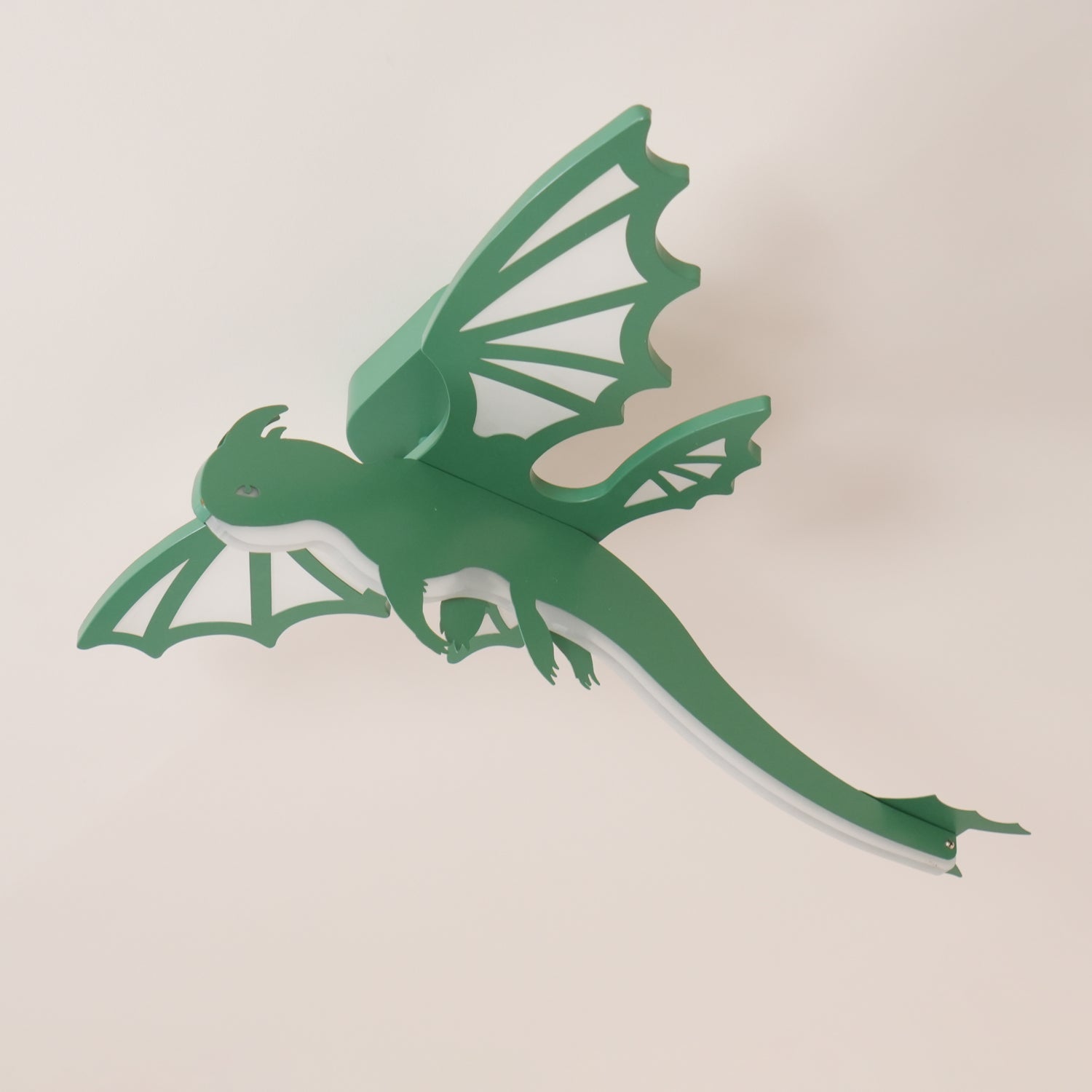 Green Dinosaur Ceiling Light for Kids Room - LED Night Light with Remote Control - Perfect for Nursery, Bedroom Decor and Themed Parties