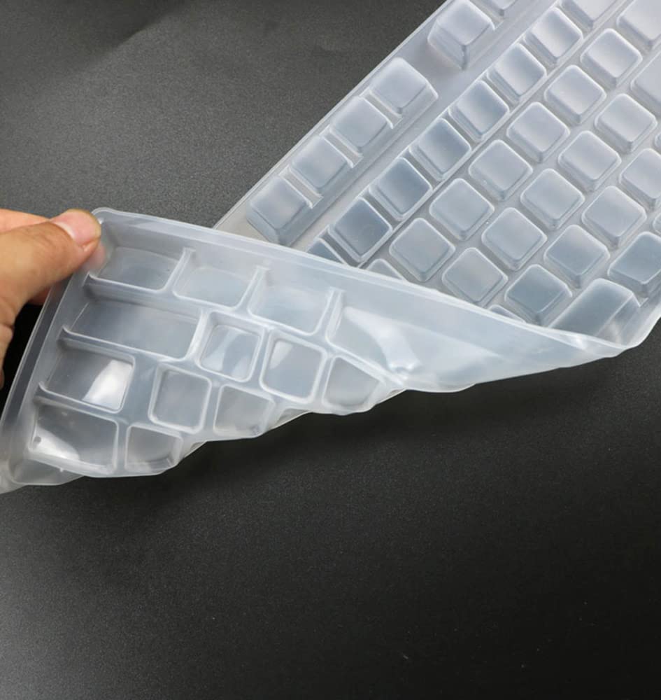 Premium Silicone Keyboard Cover for Logitech G213/G810/G610/G512/G512 SE/G413/K840 Gaming Keyboards - Clear Protective Skin for Dust & Liquid Protection - Perfect for Gaming, Office & Home Use