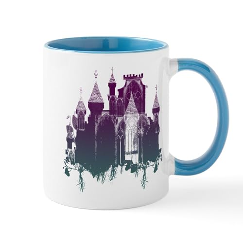White/Blue Inside - Castle Fantasy Mug