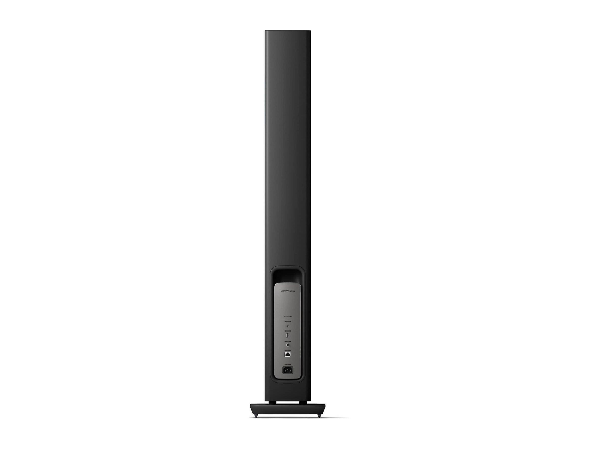 KEF LS60 Wireless Hi-Fi Speaker Pair - Premium Sound System for Home Theater, Music & Audiophiles | Wireless Streaming, Dolby Atmos, High-Fidelity Audio for Living Room & Studio Use