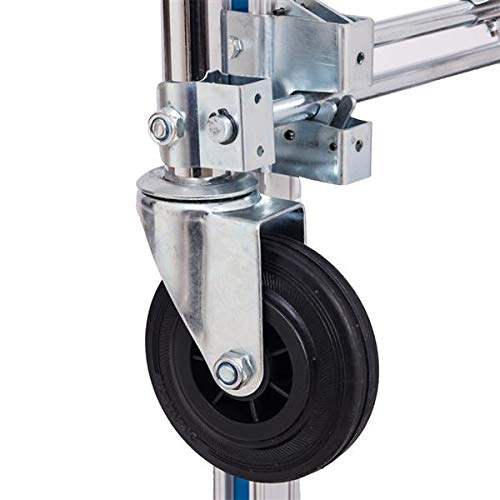 Heavy Duty 770lb Ergonomic Aluminum Hand Truck - Folding 3-in-1 Luggage Cart for Travel, Moving & Office Use | Portable Dolly for Suitcases, Packages & Home Storage Organization
